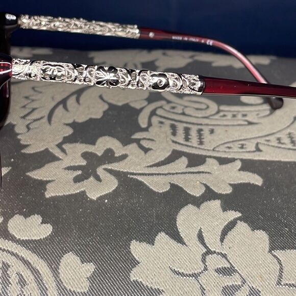 Chanel Bijoux Butterfly Interlocking CC Burgundy Gradient Sunglasses 55 mm - Picture 5 of 7